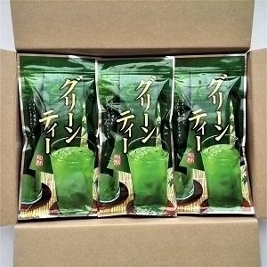 西尾の抹茶グリーンティー 180g × 3袋セット - 牛乳で割れば甘くて美味しい抹茶ラテ