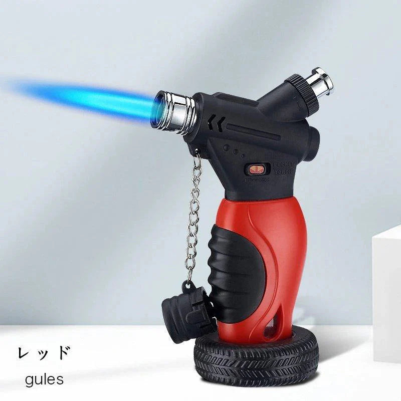 当日発送 ライター 葉巻ライター 直噴ターボライター ガス 注入式 ジェットライター 防風 充填式 ろうそくアウトドアトーチ ライター キャンプ 火起こし w224c(レッド)