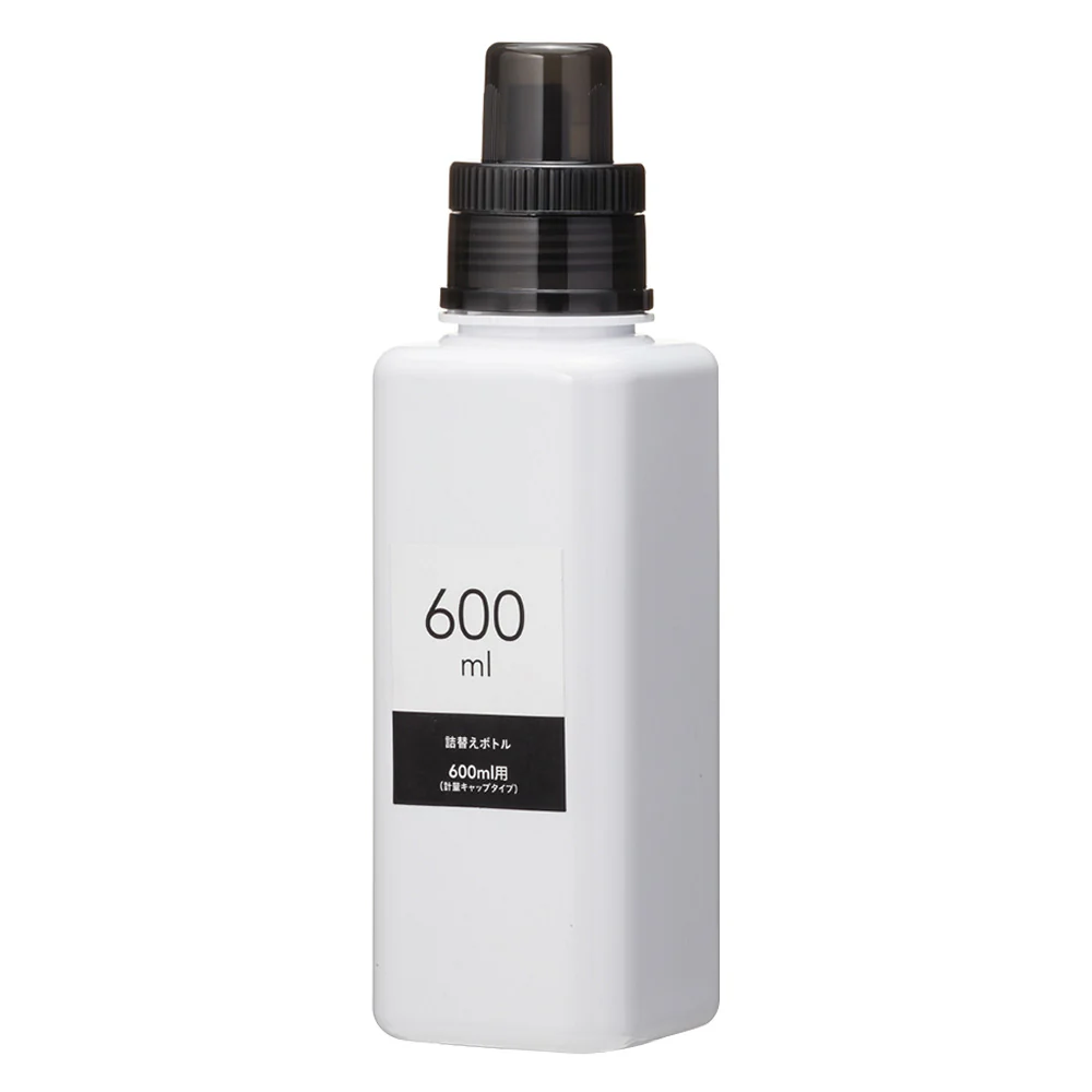 詰替ボトル 600ml 用　ホワイト 容器