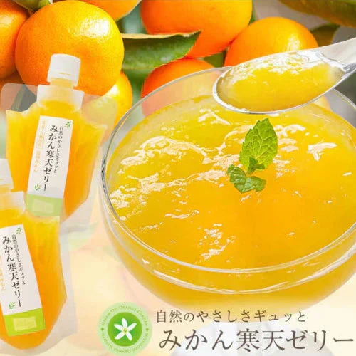 《無添加》愛媛県みかんゼリー【温州みかん】　150g×6個