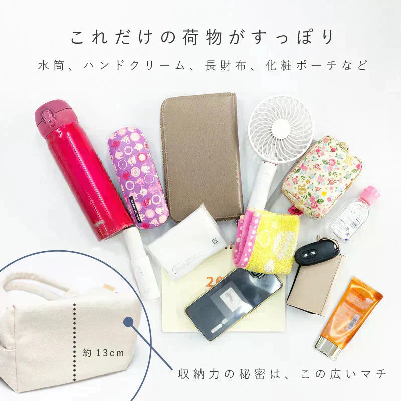 【1ブラック】【商品名：ミニトートバッグ】