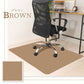 【ダークブラウン　90X120cm 椅子】チェアマット カーペット おしゃれ 床保護マット ズレない 90X120cm 椅子 床 傷 防止 傷防止 イスマット 保護マット 吸着 キズ防止 滑り止め 洗える カット可能 送料無料