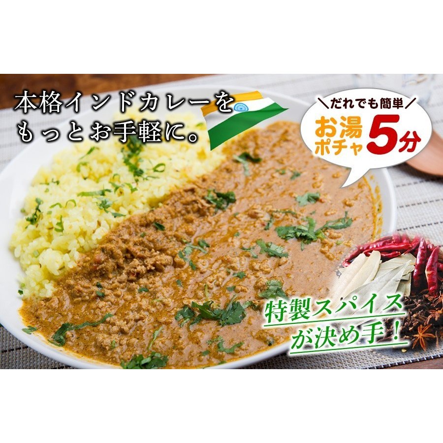 カレー インドカレー3食DXセット ≪簡易包装≫ 180gx3袋 レトルトカレー （スパイシーチキンカレー(180g)・キーマカレー(180g)・バターチキンカレー(180g)）