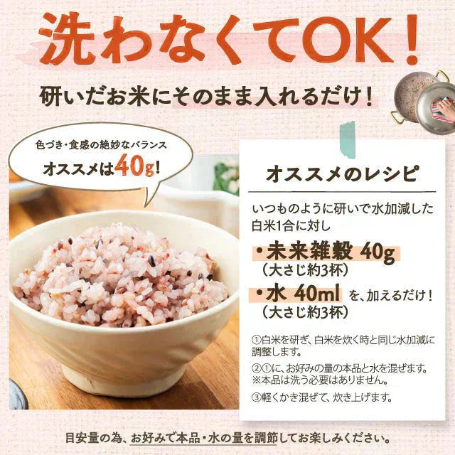 1.6kg 未来雑穀21+マンナン（400g×4袋） 雑穀米 送料無料【ご新規さん限定商品】