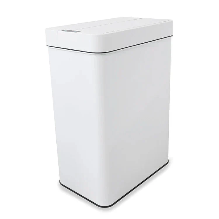 【ホワイト】センサー付き自動開閉式ゴミ箱 ゴミ箱 おしゃれ ふた付き キッチン 45l ステンレス 自動センサー 45リットル 自動開閉 ダストボックス ごみ箱 生ゴミ 大容量 オシャレ 台所 大型 生ごみ ふたつき 自動開閉ダストボックス 45L 超静音設計 両開き 省エネ