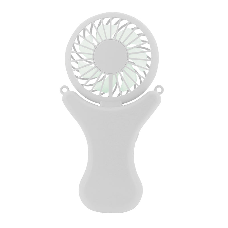 ハンディ扇風機 COOL DECO クールデコ ホワイト ３WAY ハンズフリー ネックストラップ 卓上 ハンディ USB 熱中症対策 スポーツアウトドア 男女兼用