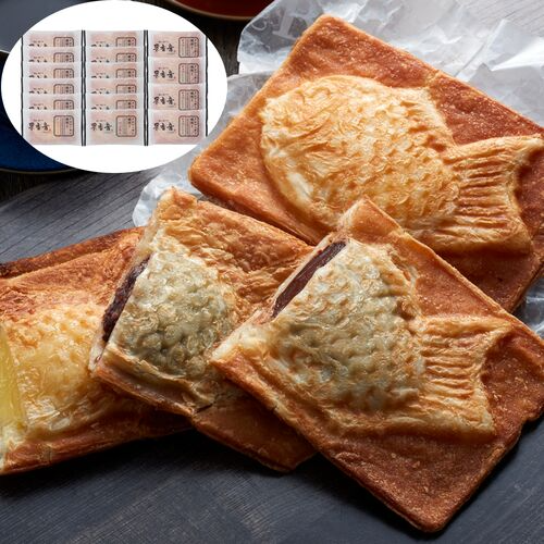 【終売】クロワッサン鯛焼き3種セット D