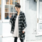 【21ブラックブラック】【商品名：大判なめらかストール】