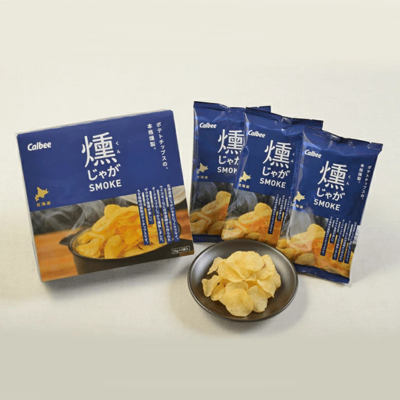 燻じゃが【小袋25g×3袋】 ポテトファーム カルビー 新千歳空港 お土産