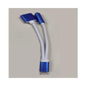 即納商品 充電ケーブル iPhone w458F(ブルー)