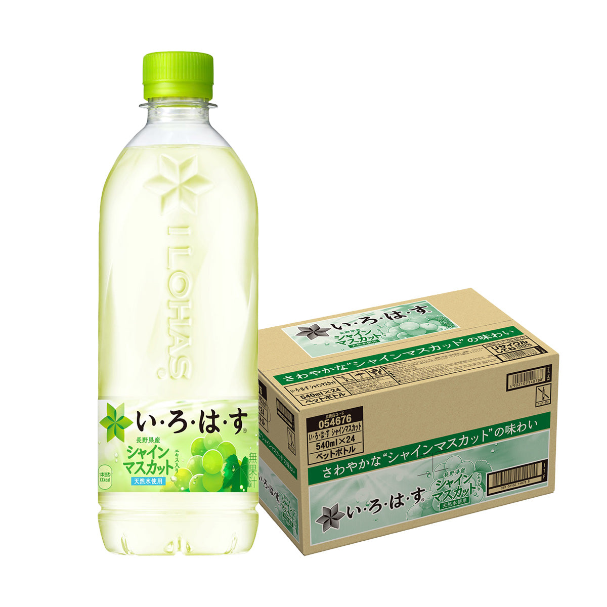 【送料無料】コカ・コーラ い・ろ・は・す シャインマスカット 540ml×24本/1ケース