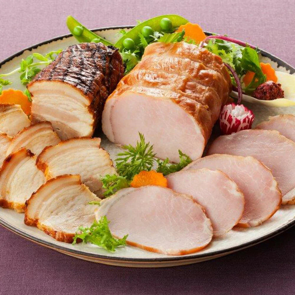 伊賀上野の里 つるしバラ焼豚 ロースハム SAG-35N 詰合せ【送料込み】【二重包装不可】
