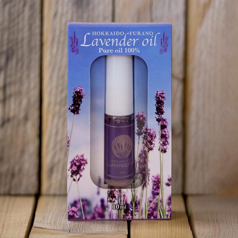 ラベンダー天然精油100％オイル10ml＜水蒸気蒸留法＞【1個】Lavender oil 新千歳空港 お土産