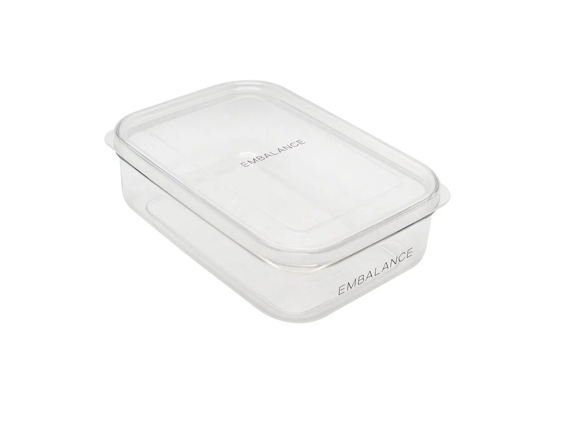 エンバランス クリアコンテナ M 920ml 1個 角型 鮮度保持容器 EMBALANCE CLEAR CONTAINER