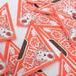 【10個セット】三角くじ　三等折　10枚入り　10個セット　ビンゴ 抽選 景品 販促品 パーティーグッズ