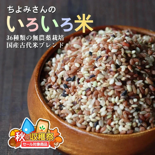 【300g】36種類の古代米ブレンド いろいろ米 送料無料 国産 大分県産 栽培期間中 農薬不使用 無農薬 化学肥料不使用 自然農法 掛け干し米 共生栽培 オーガニック お米 玄米 うるち米 黒米 赤米 緑米 ミックス 混ぜるだけ