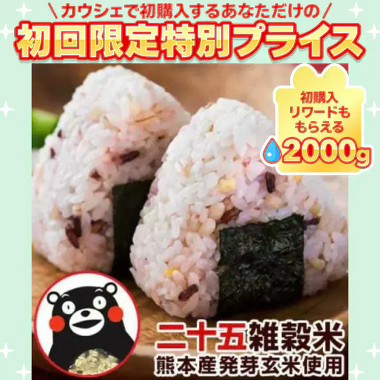 国産 二十五雑穀米 450g 熊本県産 送料無料 くまモン袋 話題 もち麦 押麦 アマランサス もちもち《3-7営業日以内に発送予定（土日祝除く）》【ご新規さん限定商品】