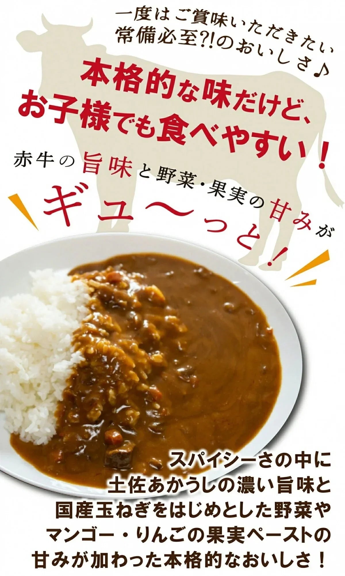 【送料無料】 土佐あかうしビーフカレー　160g×４袋 【代引不可】 高知 レトルト 土佐あかうし ビーフカレー 特産