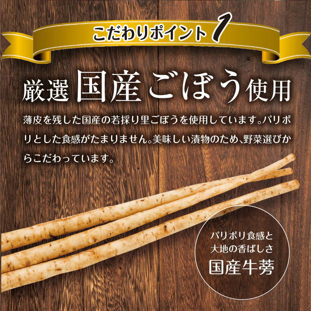 日本橋いなば園 国産 若採りごぼう かつお風味 150g ネコポス メール便 送料無料
