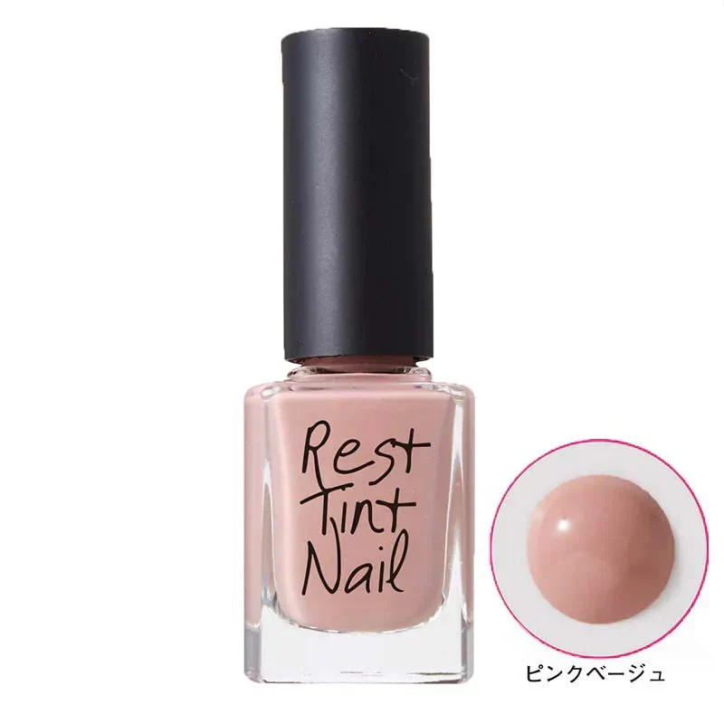 【休息ティントネイル 10ml】ネイル ティント 爪 美容液 水性ネイル 除光液不要 速乾タイプ かわいい おしゃれ ツヤ爪成分 ネイルケア マニキュア ピンク 血色 ナチュラルな水性をネイル ニオイが少ない ぺらぺら爪 家事 手洗い 洗い物 ハンドケア 乾燥する指先 爪を集中保湿してくれる クリーム ネイルケアグッズ 乾燥爪 割れ爪 甘皮 ニオイが少ない 速乾タイプ