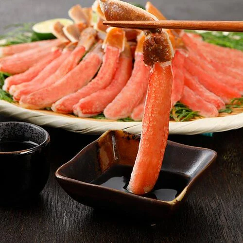 生ズワイガニ 脚Lサイズ 棒肉ポーション 冷凍 500g（25本入）
