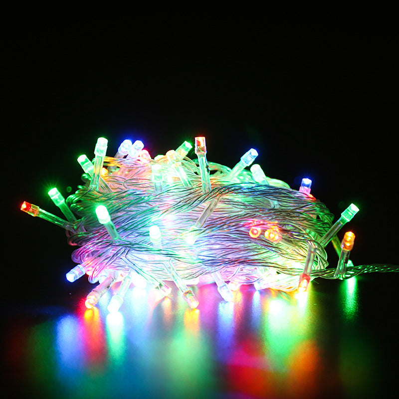 豆電球 イルミネーションライト led フェアリーライト 電池式 10m LED クリスマスツリー飾り ベランダ バルコニー 室内 誕生日 結婚記念日