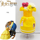 ドレスバスタオルのおむつケーキ【Ｓサイズ/ラプンツェル】ディズニープリンセスシリーズ！女の子に人気のプレゼント/出産祝い/