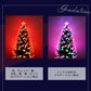 クリスマスツリー LED ファイバーツリー 120cm イルミネーション 高輝度 LEDライト ファイバー 光ファイバー クリスマス ツリー おしゃれ シンプル コンパクト 北欧 簡単組立 クリスマス用品