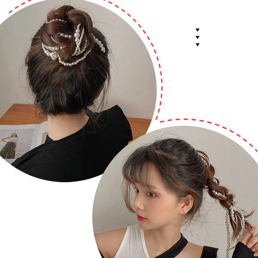 (A3)パール ヘアアクセサリー ヘアアレンジ 髪飾り ウェディング 結婚式 二次会 パーティー おしゃれ かわいい