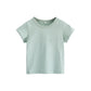 半袖 Tシャツ 白 120cm 100％綿 無地 子供 キッズ 100 110 120 130 140 150 コットン 吸汗速乾 幼稚園 小学校 体育 体操着 発表会 運動会 ダンス 洗い替え 白 黒シャツ