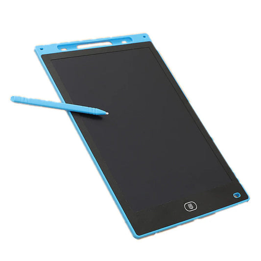 電子メモ ブルー お絵かきボード デジタルメモパッド カラー LCD 子供 10インチ 知育 玩具 文字書き始め 練習 誕生日 プレゼント 祝い
