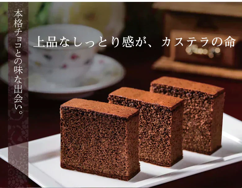 カステラ チョコ 訳あり 長崎かすてら 切り落とし チョコレート 3本セット 計750g みかど本舗 和菓子 洋菓子 ケーキ スイーツ