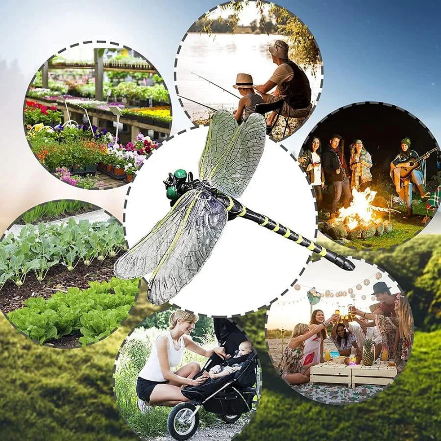 即納   12cm 2匹セット 虫除け 虫避け 虫よけ  昆虫 トンボ とんぼ 蜻蛉 おもちゃ お本物とほぼ同じサイズ