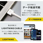 SILVER ライトニングケーブル iPhone 充電ケーブル 急速充電 wk-001