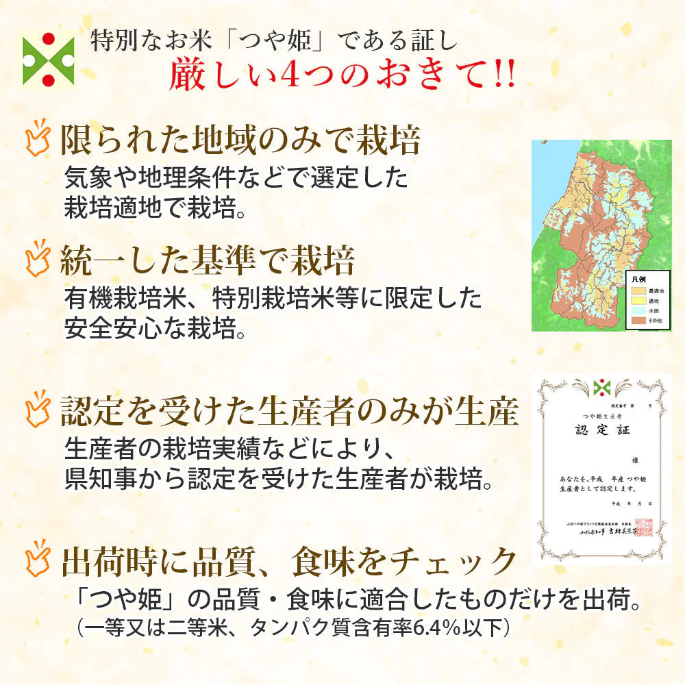 【コンテスト受賞米】 名人 つや姫 無洗米 5kg 山形県産 令和6年産 送料無料 米 5キロ こめ コメ お米 精米 新米 お米5kg つや姫5kg つや姫5キロ