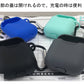 airpods1 ブルー airpods2 対応 エアーポッズ エアポッツ 1/2 ケース カバー シリコン かわいい キズ防止 耐衝撃 全面保護 紛失防止 8色あり
