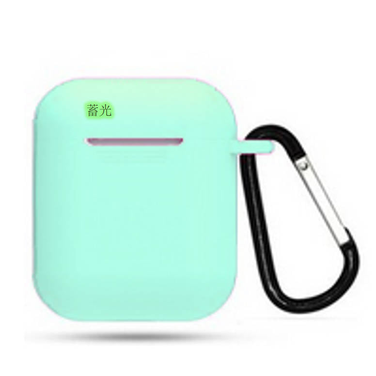 airpods1 ミント airpods2 対応 エアーポッズ エアポッツ 1/2 ケース カバー シリコン かわいい キズ防止 耐衝撃 全面保護 紛失防止 8色あり