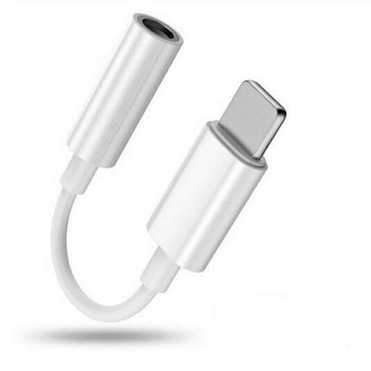 apple 3.5mmAUXジャック 変換ケーブル 白色 ライトニングジャックをauxジャックに変換アダプタ lightningオス 3.5auxメス 音楽再生 iPhone 7以上対応