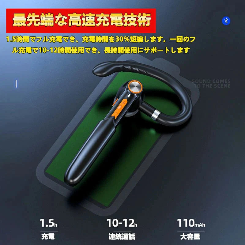 ブルートゥースイヤホン 昇級版 ワイヤレスイヤホン IRI&ミュート機能 マイク内蔵 ハンズフリー通話可 タッチセンサーボタン マルチポイント支持 左右耳兼用 在宅勤務/テレワーク/ZOOM/スカイプ対応  w146C(ブルー)
