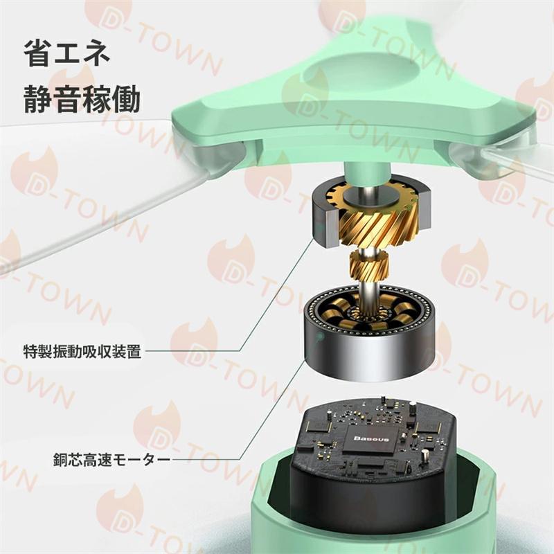 携帯扇風機 手持ち/卓上両用 ハンディファン ミニ扇風機 扇風機 小型強風 軽量 静音設計 USB充電式 バッテリー内蔵 携帯便利 熱中症対策 w404A(ホワイト)