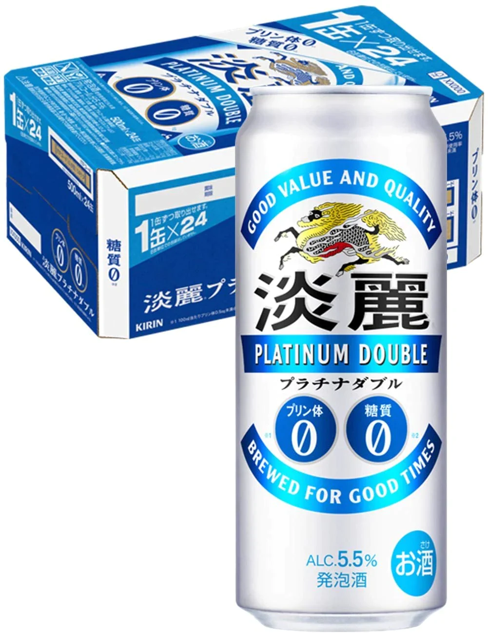 キリン 淡麗プラチナダブル 500ml×24本 【ご注文は2ケースまで同梱可能です】