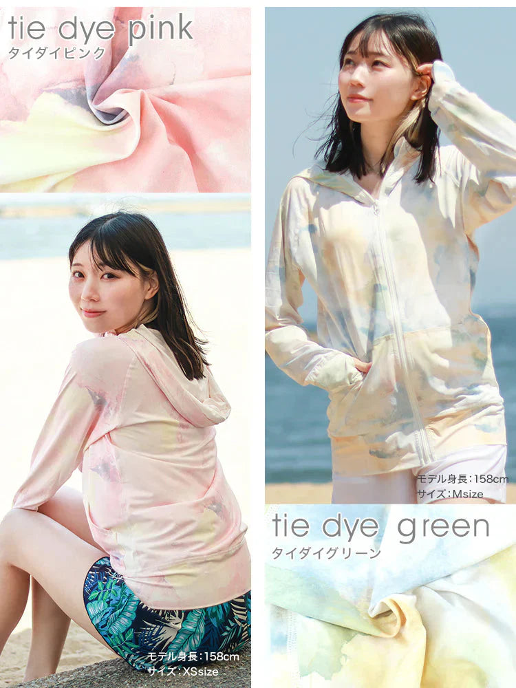 【Lサイズ】【ホワイト】ラッシュガード 接触冷感 レディース パーカー 長袖 UVカット UVカットパーカー UPF50 フード付き ハイネック 日焼け防止 水着 女性 夏 薄手 吸水 速乾 ストレッチ 伸縮 軽い XS S M L XL 冷感 アウトドア キャンプ 釣り 海 海水浴 送料無料