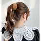 (ワインレッド)ヘアゴム ヘアクリップ ポニーリング 団子 シュシュ ヘアアクセサリー かわいい オシャレ 髪飾り