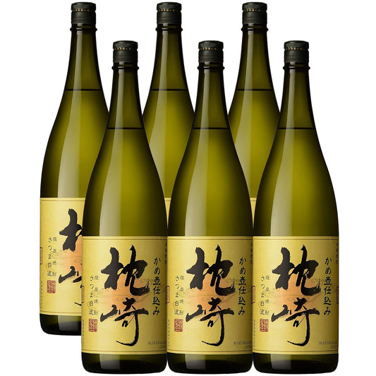 【送料無料】薩摩酒造  芋焼酎 かめ壺仕込み 枕崎 1800ml 1.8L×6本