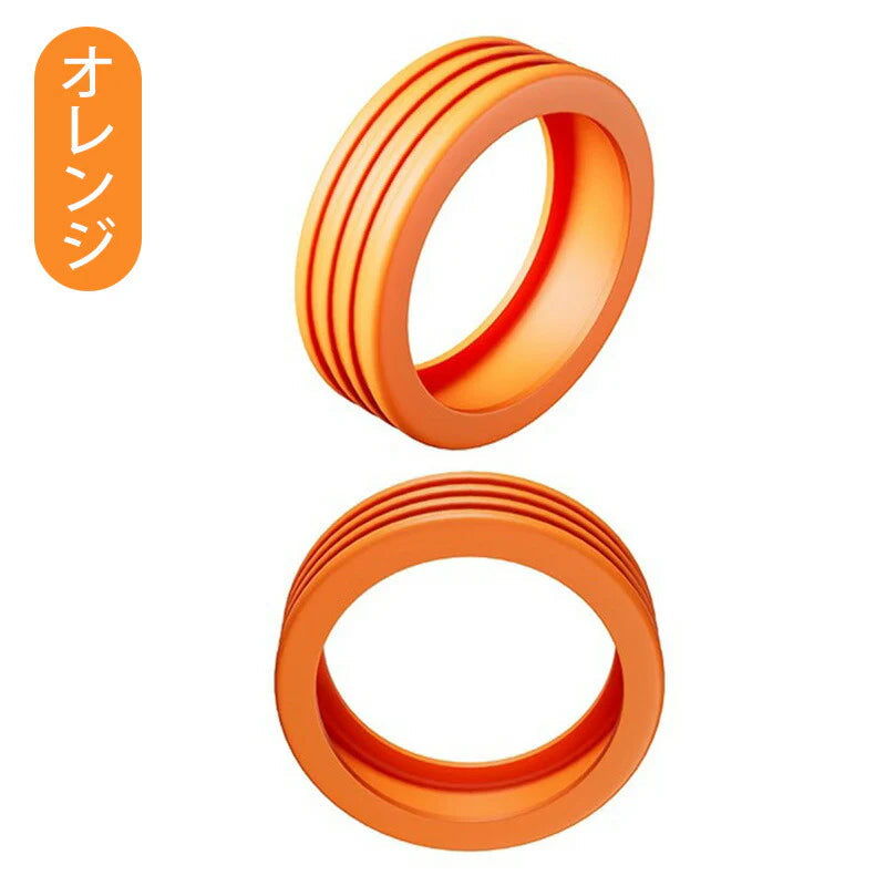 (オレンジ)キャスターカバー スーツケース用 スーツケースカット 8個 フルカバータイプ カバー スーツケースゴム カバー シリコン 外れにくい 55mm 65mm 5.5cm 6.5cm きゃすたーかばー 床を傷つけない 車輪保護 チェア用 耐衝撃 小さい 小さめ コンパクト 静音 耐久性 使いやすい 簡単