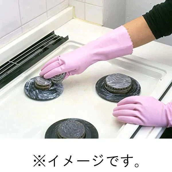 ビニール手袋 ショーワ ナイスハンド ミュー 厚手 丈夫なしっかりタイプ ピンク Sサイズ 1双入りＸ10パック