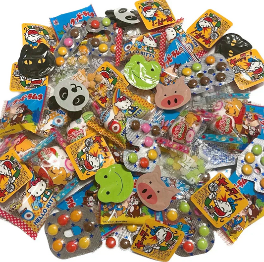 【 駄菓子6種 各10個 計60点セット 】駄菓子 お菓子 セット 詰め合わせ 大人買い 金平糖 こんぺいとう スナック ラムネ チョコレート マシュマロ 菓子 人気 プレゼント おやつ