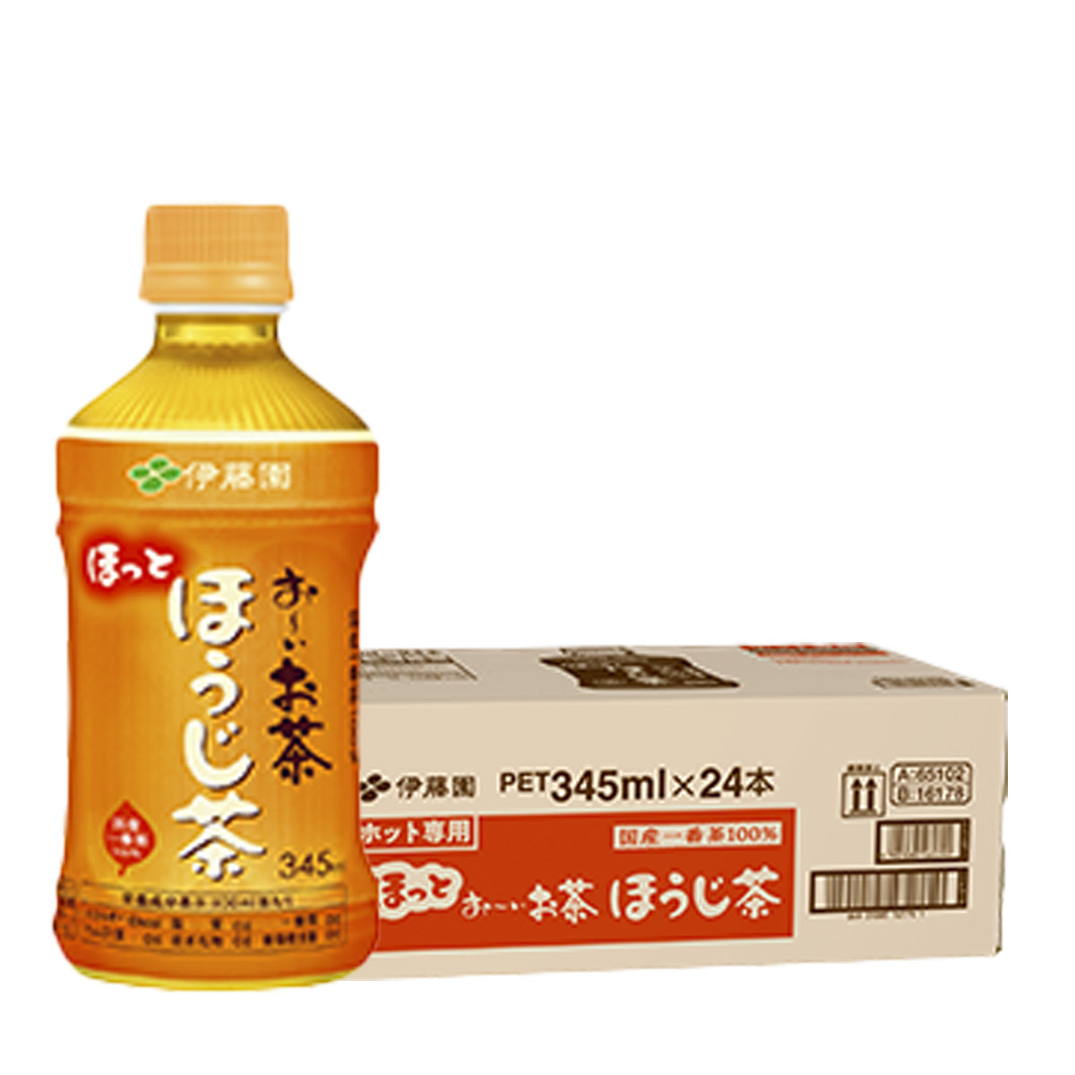 【送料無料】伊藤園 お〜いお茶 ほうじ茶 ホットPET 345ml×24本【本州(一部地域は除く)は送料無料】