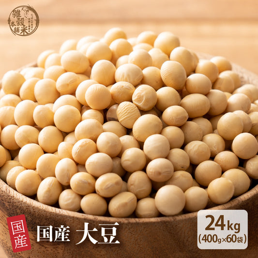 雑穀 雑穀米 国産 大豆 24kg(400g×60袋)