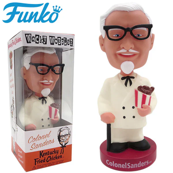ボビングヘッド KFC カーネルサンダース ケンタッキーフライドチキン フィギュア 高さ17cm ファンコ FUNKO 首振り人形 アメリカン雑貨 アメリカ雑貨 送料無料 グッズ アメキャラ　ボビングドール 首振り人形 アメリカン雑貨 キャラクター funko アメトイ ギフト 海外輸入品
